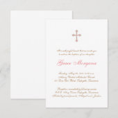 Baptism-uitnodiging Kaart (Voorkant / Achterkant)