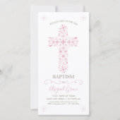 Baptism Uitnodiging - Meisjes aangepaste uitnodigi (Voorkant)