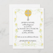 Baptism-uitnodiging Uitnodiging Briefkaart (Voorkant / Achterkant)