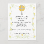 Baptism-uitnodiging Uitnodiging Briefkaart (Voorkant)
