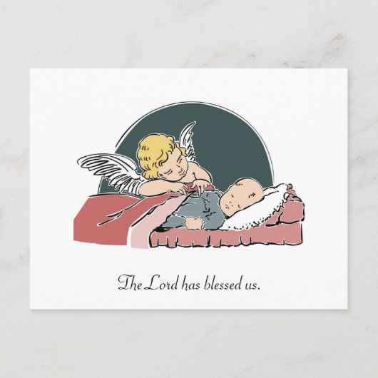 Baptism-uitnodiging Uitnodiging Briefkaart (Voorkant)