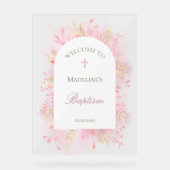 Baptism welcome acryl bord (Voorkant)