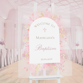 Baptism welcome acryl bord