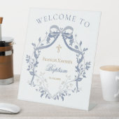 baptism welcome reclamebord met voetstuk (Insitu)