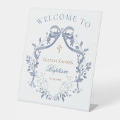baptism welcome reclamebord met voetstuk (Voorkant)