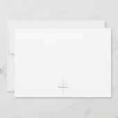 Baptism Word Silver Foto: Notecard #2 Kaart (Achterkant)