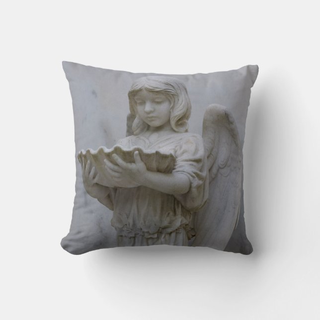 Baptismal Angel (side uitzicht) Pillow Kussen (Voorkant)