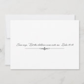 Baptismal Baby Girl Pink Flowers Uitnodiging (Achterkant)