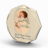 Baptismal  Baby Meisje Angel Fotoblokken (Rechts)