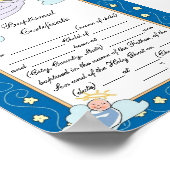 Baptismal certificaat poster (Hoek)