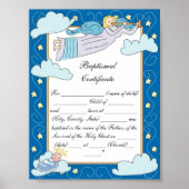 Baptismal certificaat poster (Voorkant)