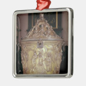 Baptismal lettertype tonen metalen ornament (Links)