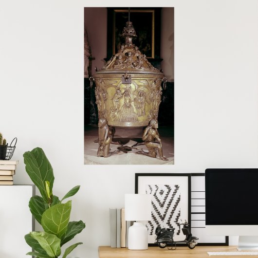 Baptismal lettertype tonen poster (Thuiskantoor)