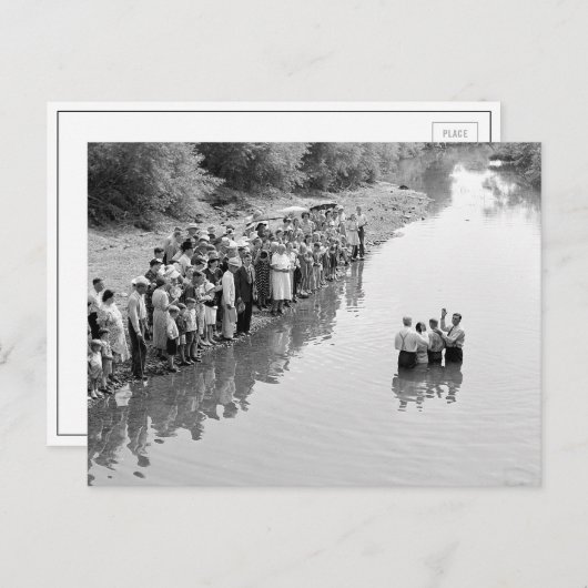 Baptisme, 1940 briefkaart (Voorkant / Achterkant)