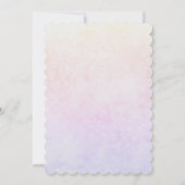 Baptisme | Angel Wings- en regenboogConfetti Kaart (Achterkant)