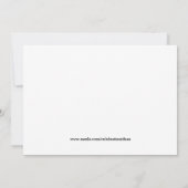 Baptisme baby * achtergrondkleur kiezen kaart (Achterkant)