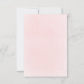 Baptisme bedankt roze rozen kaart (Achterkant)