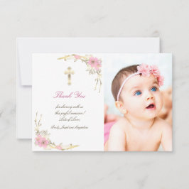 Baptisme bedankt voor de kersenbloesem kaart