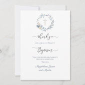 Baptisme bedankt voor je kaart (Voorkant)