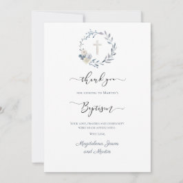 Baptisme bedankt voor je kaart