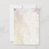 Baptisme bedankt waterverf glitter kaart (Achterkant)