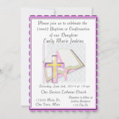 Baptisme, Bevestigingsceremonie Uitnodiging (Voorkant)