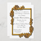 Baptisme, Bevestigingsceremonie Uitnodiging (Voorkant / Achterkant)