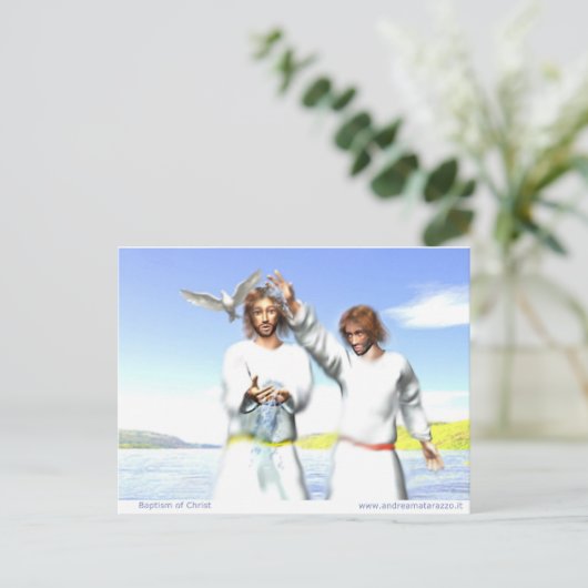 Baptisme Briefkaart (Staand voorkant)