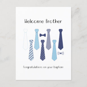 Baptisme cadeau voor JW broers Briefkaart