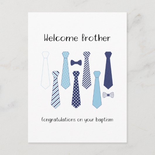 Baptisme cadeau voor JW broers Briefkaart (Voorkant)