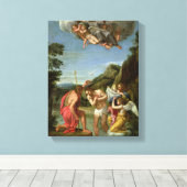 Baptisme Canvas Afdruk (Insitu (Houten vloer))