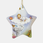 Baptisme christening baby keramisch ornament (Rechts)