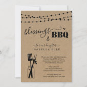 Baptisme/Christening BBQ Party Kaart (Voorkant)