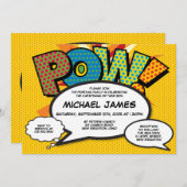 Baptisme Christening Moderne Comic Gender Neutral Kaart (Voorkant / Achterkant)