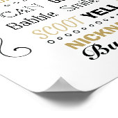 Baptisme Christening poster mijlpaal (Hoek)