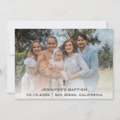 Baptisme Christening Religieuze Communie Christeli Bedankkaart (Voorkant)