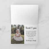 Baptisme Christening Religieuze Communie Christeli Bedankkaart (Binnen)