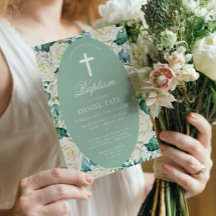 Baptisme & Christening WhiteFlowers Eucalyptus