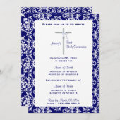 Baptisme communiqué bevestiging christening kaart (Voorkant / Achterkant)