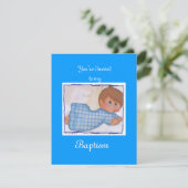 Baptisme/Cristening-uitnodiging Kaart (Staand voorkant)