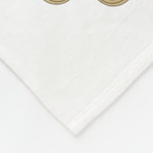 Baptisme Cross Gold Crucifix Lijst Fleece Deken (Hoek)