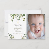 Baptisme dank je groen kaart (Voorkant)