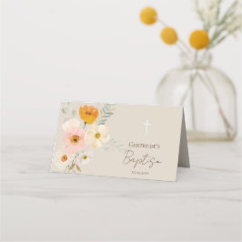 Baptisme delicate boekenkaart plaatskaartje