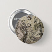 Baptisme - Die Taufe Christo Ronde Button 5,7 Cm (Voorkant /achterkant)