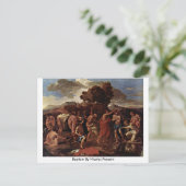 Baptisme door Nicolas Poussin Briefkaart (Staand voorkant)