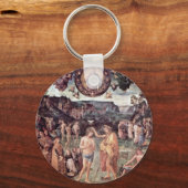 Baptisme door Perugino Pietro Sleutelhanger (Voorkant)