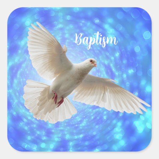 Baptisme Dove Stickers (Voorkant)