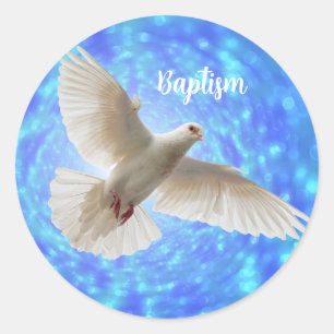 Baptisme Dove Stickers