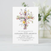 Baptisme Dusty Pink Rose Greenery Eucalyptus Kaart (Staand voorkant)