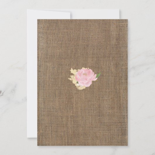 Baptisme en Birthday-uitnodiging voor een meisje Kaart (Achterkant)